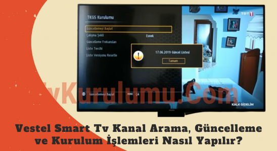 Vestel Smart Tv Kanal Arama